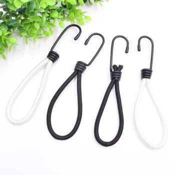 

Outdoor Latex Elastic Rope Bungee Cord Straps Hammock Fixing Clothesline Camping Luggage Packing Rope With Hook