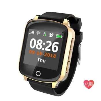

D200 Wifi Gps Tracker Locator Smart Horloge Voor Oudere Vrouwen Mannen Smartwatch Met Sos Call Hartslag Bloeddruk Pk d100