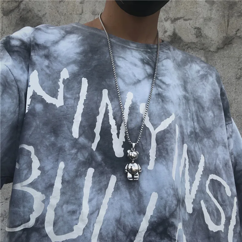Hip Hop T-shirt Men Fashion Tie-dye Letter Print Casual Cotton Long-sleeved T Shirt Man Streetwear Wild Loose Tshirt Men Tops Hip Hop T-shirt Men Fashion Tie-dye Letter Print Casual Cotton Long-sleeved T Shirt Man Streetwear Wild Loose Tshirt Men Tops