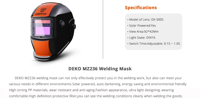 Welding Helmets Auto Darkening, Electric Welding Helmet