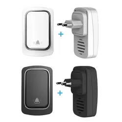 Campainha sem fio 433mhz auto power casa bem vindo inteligente campainha 150m de longa distância sem fio 38 músicas casa bem vinda sinos da porta
