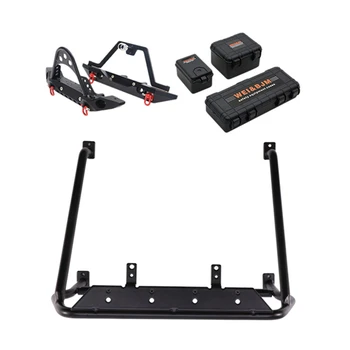 

Front Rear Bumper Belt Box for 1:10 Reinforced Concrete Trx-4 Axial & Metal Roll Cage Bucket for 1/10 Axial SCX10 RC4WD