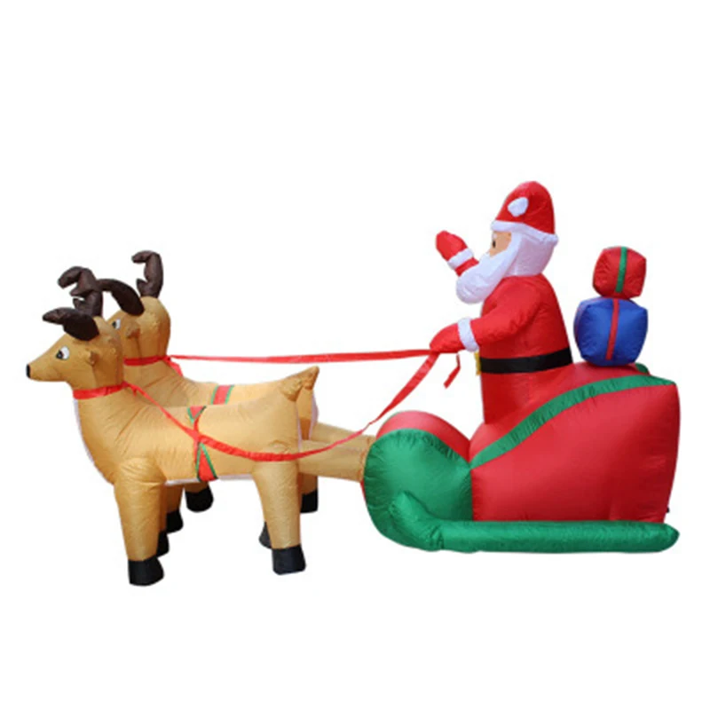 

1.8M inflatable Santa Claus toy doll party hotel mall shop layout props New Year Christmas decorations ornament