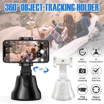 

Portable Auto Smart Phone Holder Selfie Shooting Gimbal 360 ° Face Tracking Object Stick For Photo Vlog Camera Live Video Record