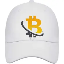 Мужская бейсбольная Кепка Биткоин хип-хоп Биткоин регулируемые плоские кепки для вождения