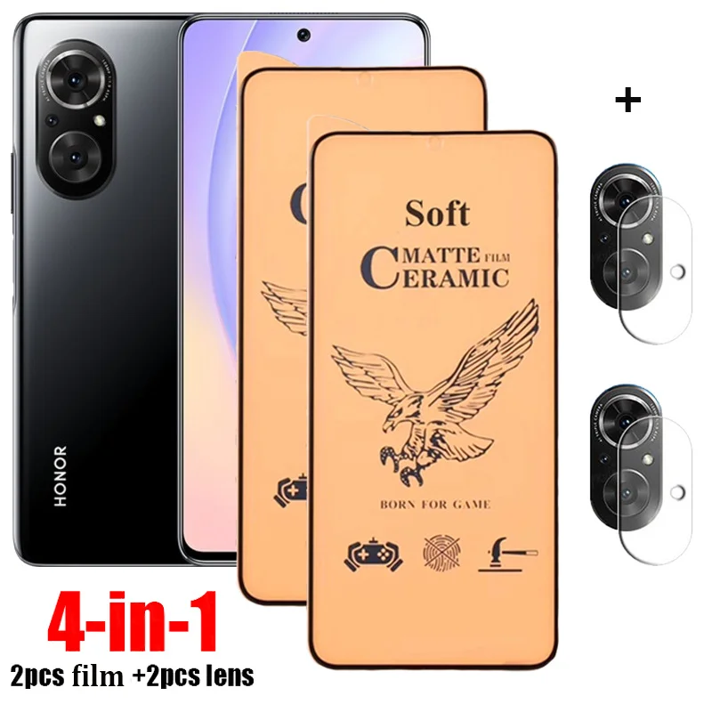 мягкое керамическое стекло для Honor 50 Film Huawei 30 Pro Lite защитное honor pro plus пленка камеры