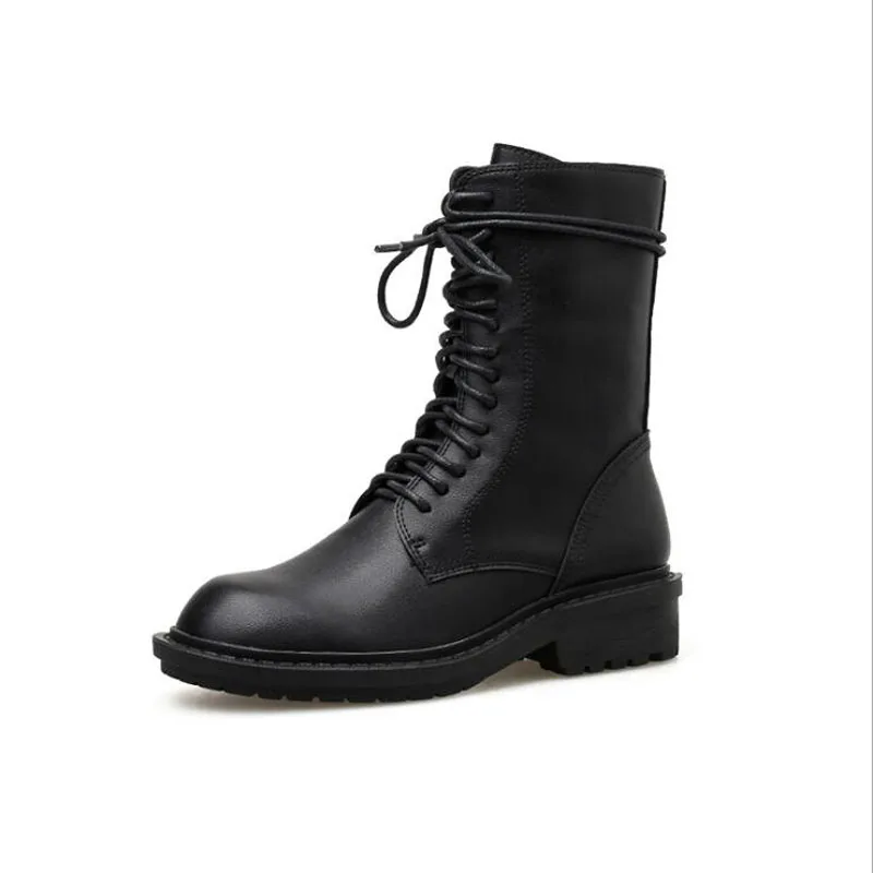 Boots Female women shoes Autumn British Wind Genuine Leather Thick With Short Boots Motorcycle Martin shoes Boots Female women shoes Autumn British Wind Genuine Leather Thick With Short Boots Motorcycle Martin shoes