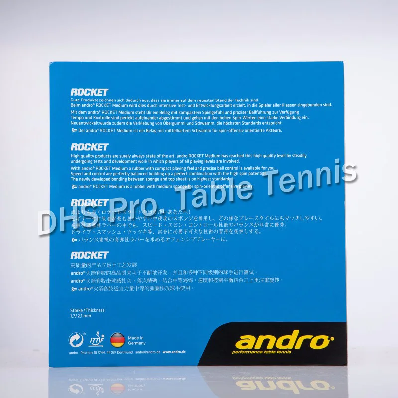 Andro ROCKET прыщи для настольного тенниса резиновая губка для пинг-понга Tenis De Mesa