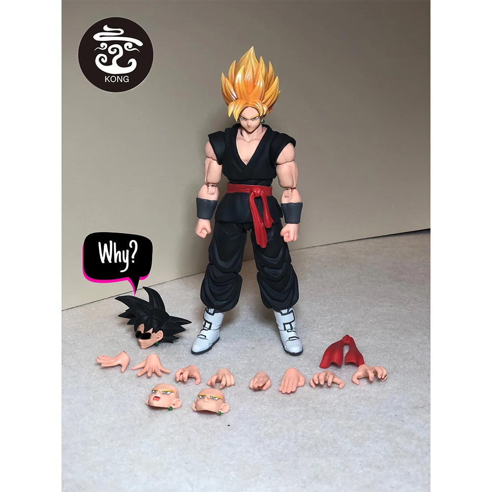 SHF Dragon Ball Kong Super Saiya Blue God Goku &amp Whis Cloth ПВХ Модель Аниме Фигурки игрушки для детей |