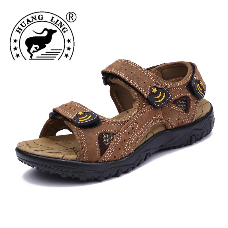 

HUANGLING CHILDREN'S Shoes Summer CHILDREN'S Sandals Fashion BOY'S Korean-style Casual Sandals Cowhide New Style Fashion