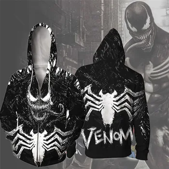 

Men Venom Spiderman Avengers Endgame Marvel 3D Hoodies Sweatshirt Avenger Captain America Deadpool Hoodie Winter Soldier Clothes