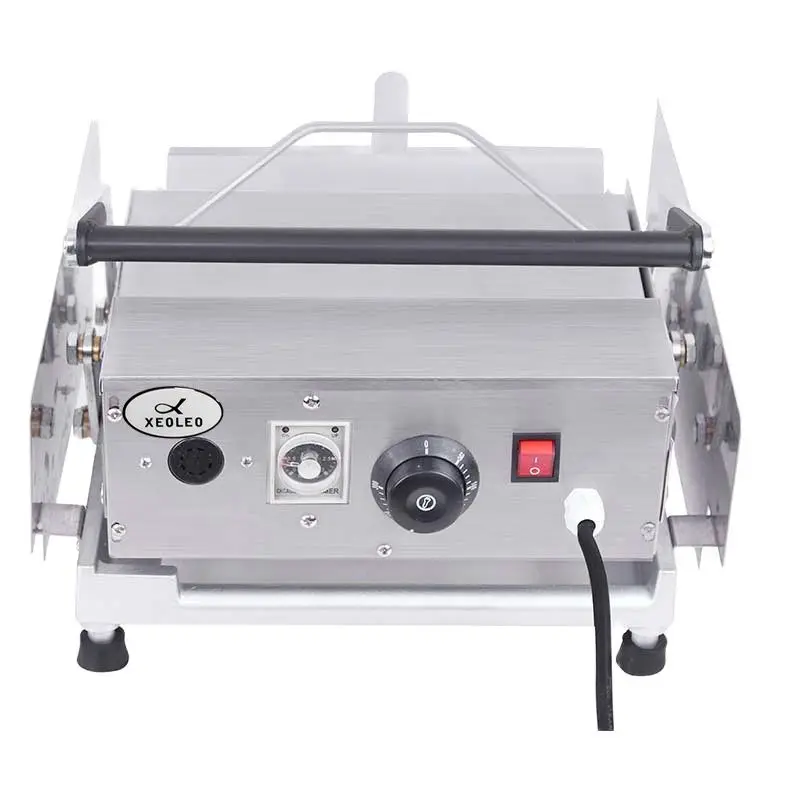 XEOLEO Baking Making Machine Burger Maker Commercial Double Layer Stainless Steel Hamburger Baker Home Appliance Food Processor 6