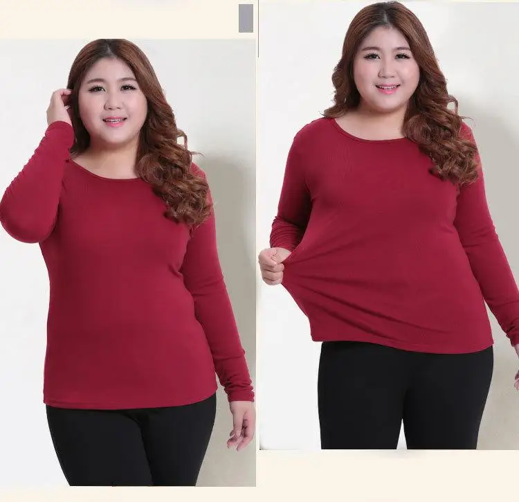 5XL 6XL осенние женские топы больших размеров, зимние рубашки с высоким воротом больших размеров, повседневные тянущиеся теплые облегающие Топы