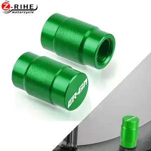 CXEPI Motorcycle Wheel Tire Valve Stem Caps CNC Aluminum Airtight Dust Covers for Kawasaki Z400