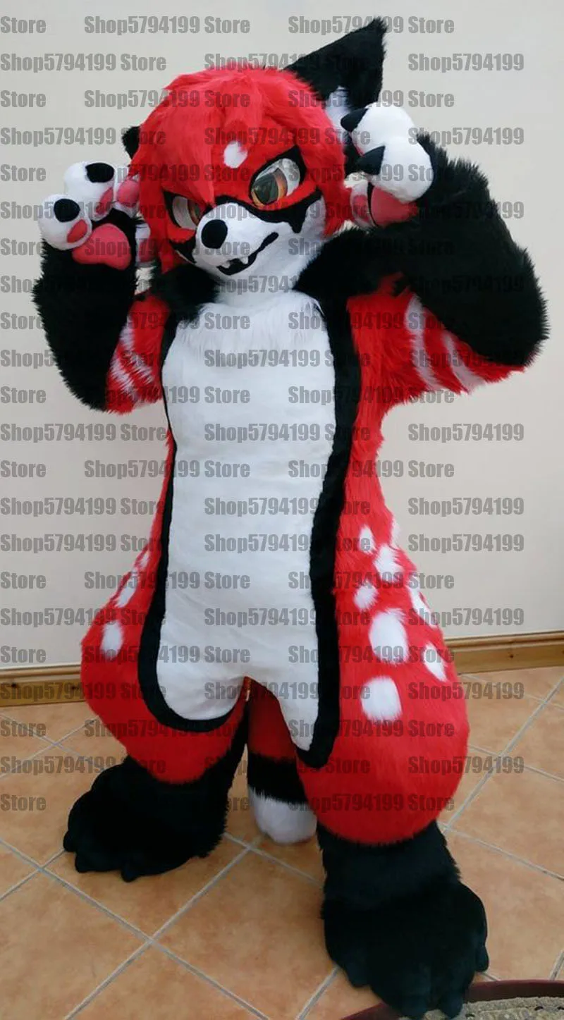 Customised #H5 HUSKY Dog Furry Fursuit Suit Mascot Costume Cosplay Animal Party Fancy Dress Carnival Birthday Gift | Тематическая