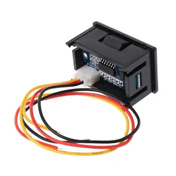 

DC 0-100V 0.36" 3-digital Voltmeter LED Panel Voltage Meter For Car Motorcycle