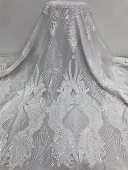 

New design 5BZL-20.51203 New design good looking french lace fabric african lace fabric with embroidery mesh tulle fabric