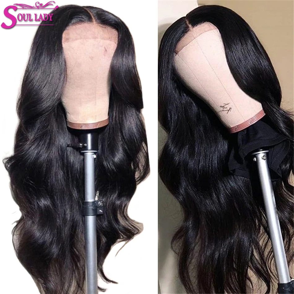 Body Wave Frontal Wig Human Hair Pre Plucked Bleach knots wigs 360 Lace Frontal Wig  