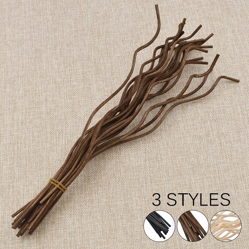 20Pcs Diffuser Stick Long Wavy Rattan Reed Fragrance Diffuser Replacement Refill Air Freshener Stick Accessory home fragrance 2