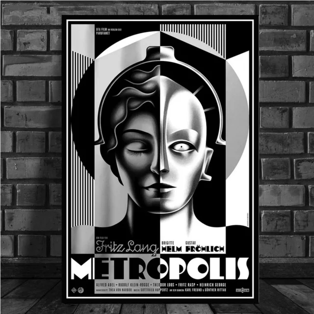 Плакат и печатная графика Metropolis Германия винтажная фильм Fritz Lang Ретро настенная художественная живопись картины для гостиной домашний декор - Цвет: 4