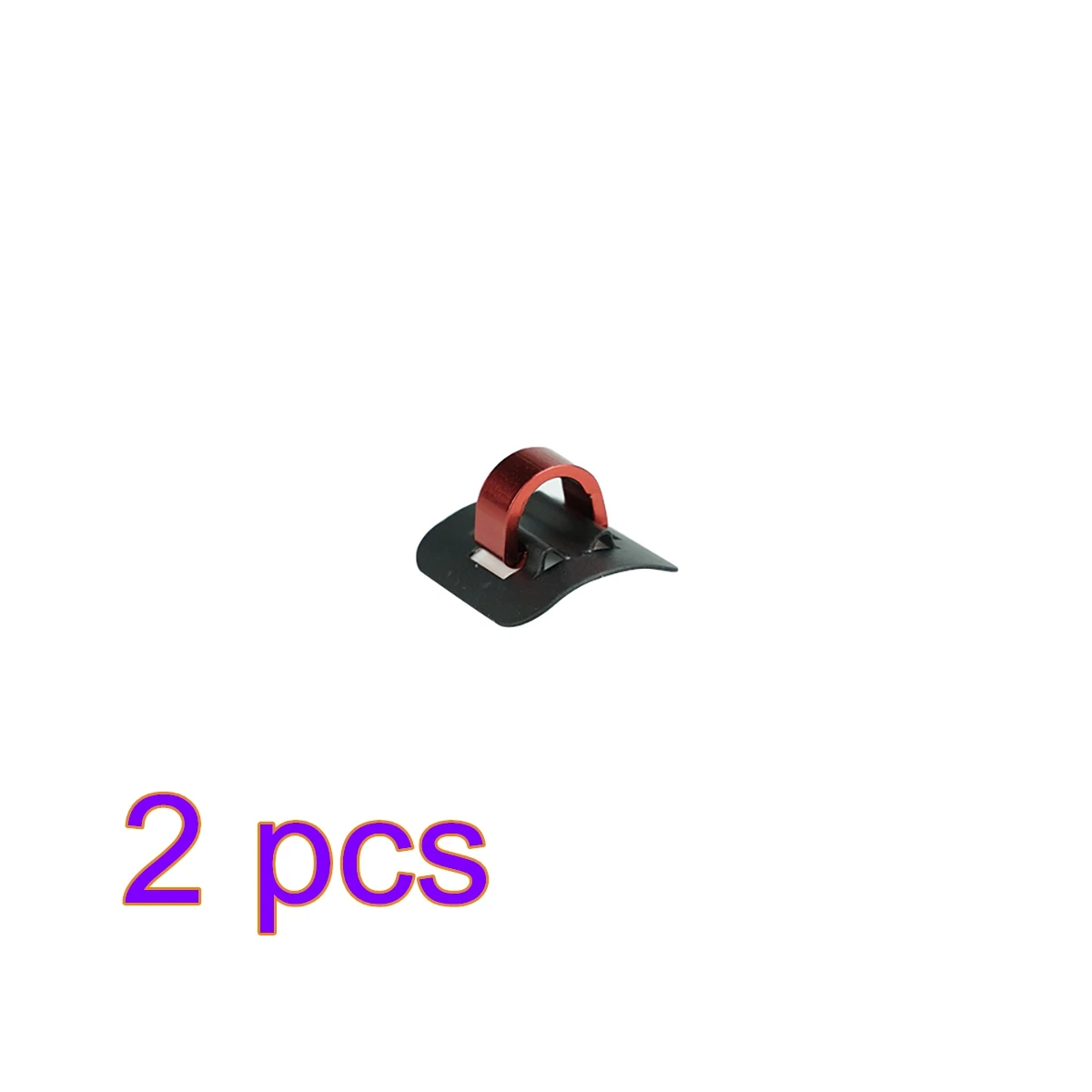 2PCS Red Buckle Органайзер для техники xiaomi 2 шт., для Xiaomi M365, с кабельной пряжкой, сплав, органайзер для Xiaomi M365, электрический, энергосберегающий, легкий, скутер, скейтборд, аксессуары - Цвет: 2PCS Red Buckle