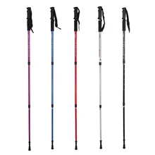 Треккинговые палки старика Пеший Туризм регулируемый 3 раздел треккинг полюс телескопическая Портативный Полюс путешествия трости, клюки трость Лидер продаж