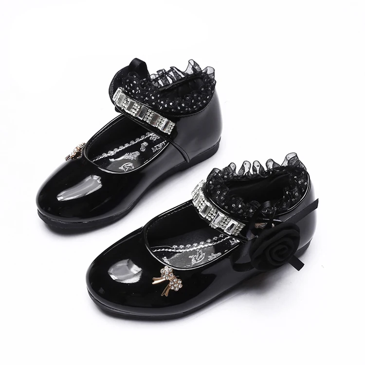 Flower-Children-Girls-Patent-Leather-Wedding-Party-Shoes-For-Girls-School-Student-White-Black-Lace-Bowknot (2)