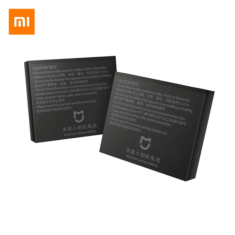 1450mAh 3,8 V перезаряжаемая Mijia 4K батарея 3 слота lcd зарядное устройство для Xiaomi Mijia Mini 4K Аксессуары для экшн-спортивной камеры