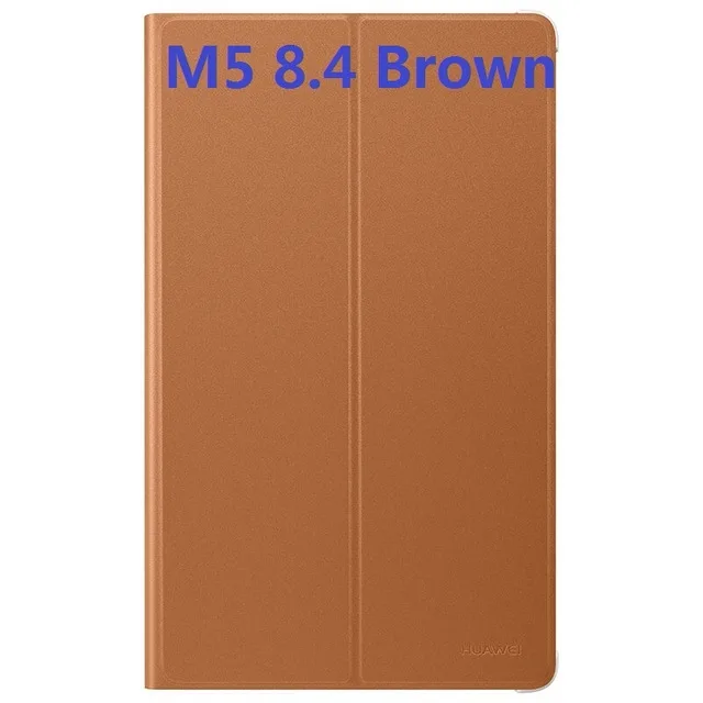 M5 8.4 Brown Чехол для HUAWEI M5 8,", официальный смарт-чехол для HUAWEI Mediapad M5, откидная подставка, кожаный чехол для планшета M5, 8,4 - Цвет: M5 8.4 Brown