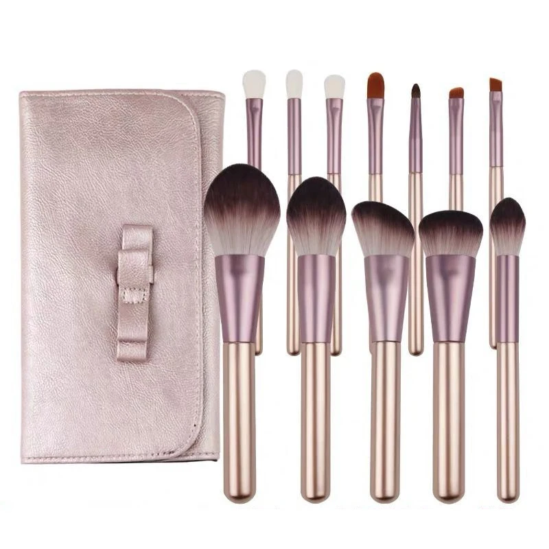 

Alalan Makeup Brushes Set 12pcs Beauty MakeUp Brush Soft Blush Powder Foundation Eyeshadow Brush Wood Handle Microcrystalline