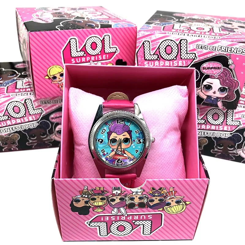 

LOL surprise dolls lols dolls silicone watch child quartz wrist random color random 1pcs Fashion cartoon girl's watch gift toy