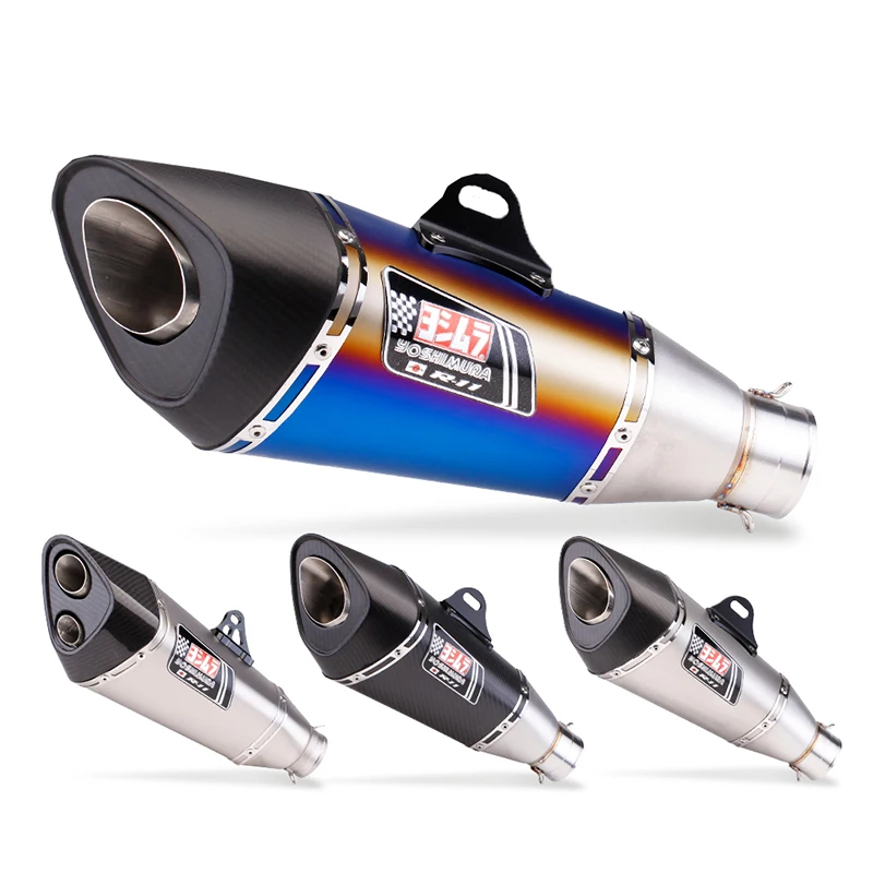 51Mm 60Mm Universale Moto Rcycle Yoshimura R11 Marmitta Marmitta Tubo Fuga Moto Per R1 Mt09 Ninja250 Ninja400 Z900 Z1000 Cbr1000Rr