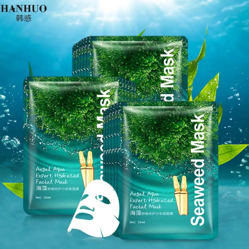 Маска для лица HANHUO с водорослями Angel Aqua Expert увлажняющая питательная маска
