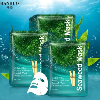 

HANHUO Seaweed Facial Mask Angel Aqua Expert Hydrated Face Mask Moisturizing Nourishing Hydrating Face Skin Care