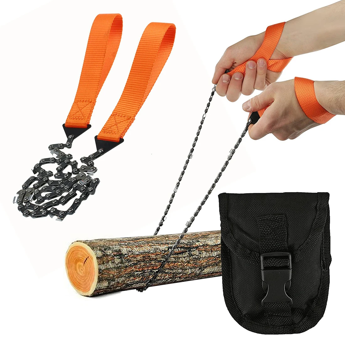 Camping & Hiking Sporting Goods Portable Survival Chain Saw Chainsaw Emergency Camping Hand Tool