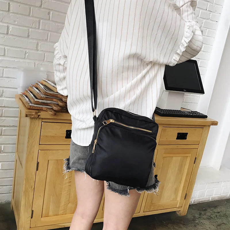 

Shoulder Bag 2018 New Style Trend Simple Nylon Cloth Versatile Sports Lightweight Casual Practical Oblique Bag WOMEN'S Bag