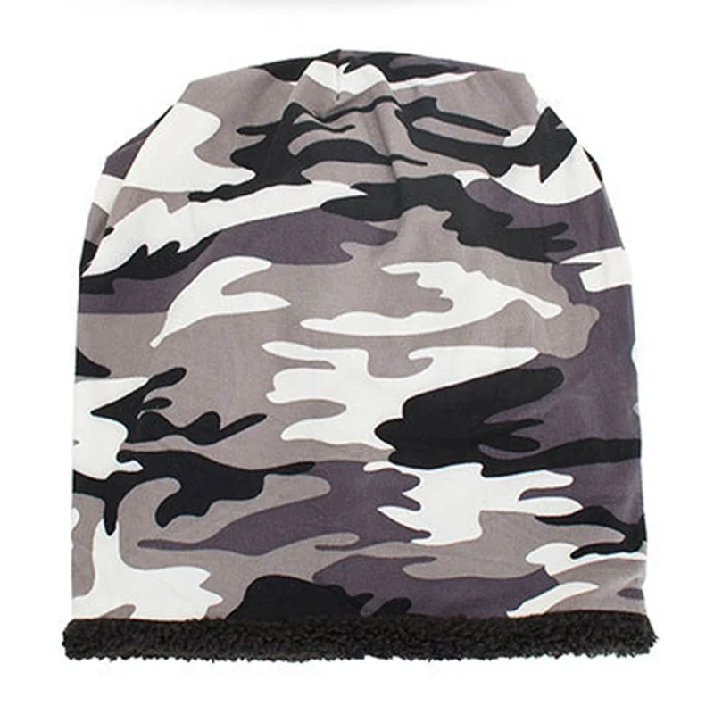 Камуфляжная Мужская шапочка, кепка, зимняя хлопковая кепка Skullies Beanies, кепка s, шапка Bonnet Homme Gorro