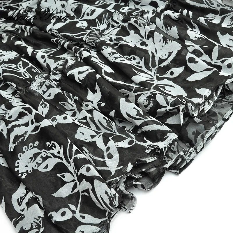 MoaaYina Fashion Designer dress Spring Women's