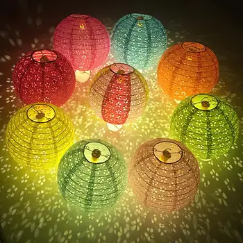 

10Pcs Folding Hollow Out Paper Lantern Chinese Paper Lanterns Xmas Wedding Decor Gift Craft DIY Hanging Ball Party Supplies