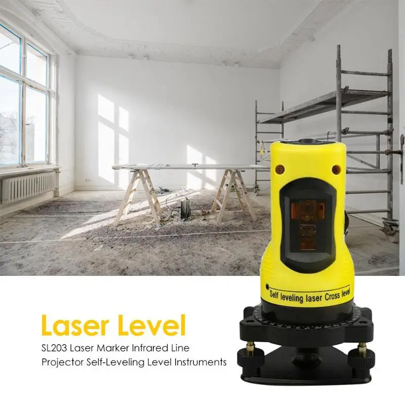 

SL203 High Precision 2 Line Infrared Cross Laser Level Instrument Multi-measurement Function Instrument for Interior Decoration