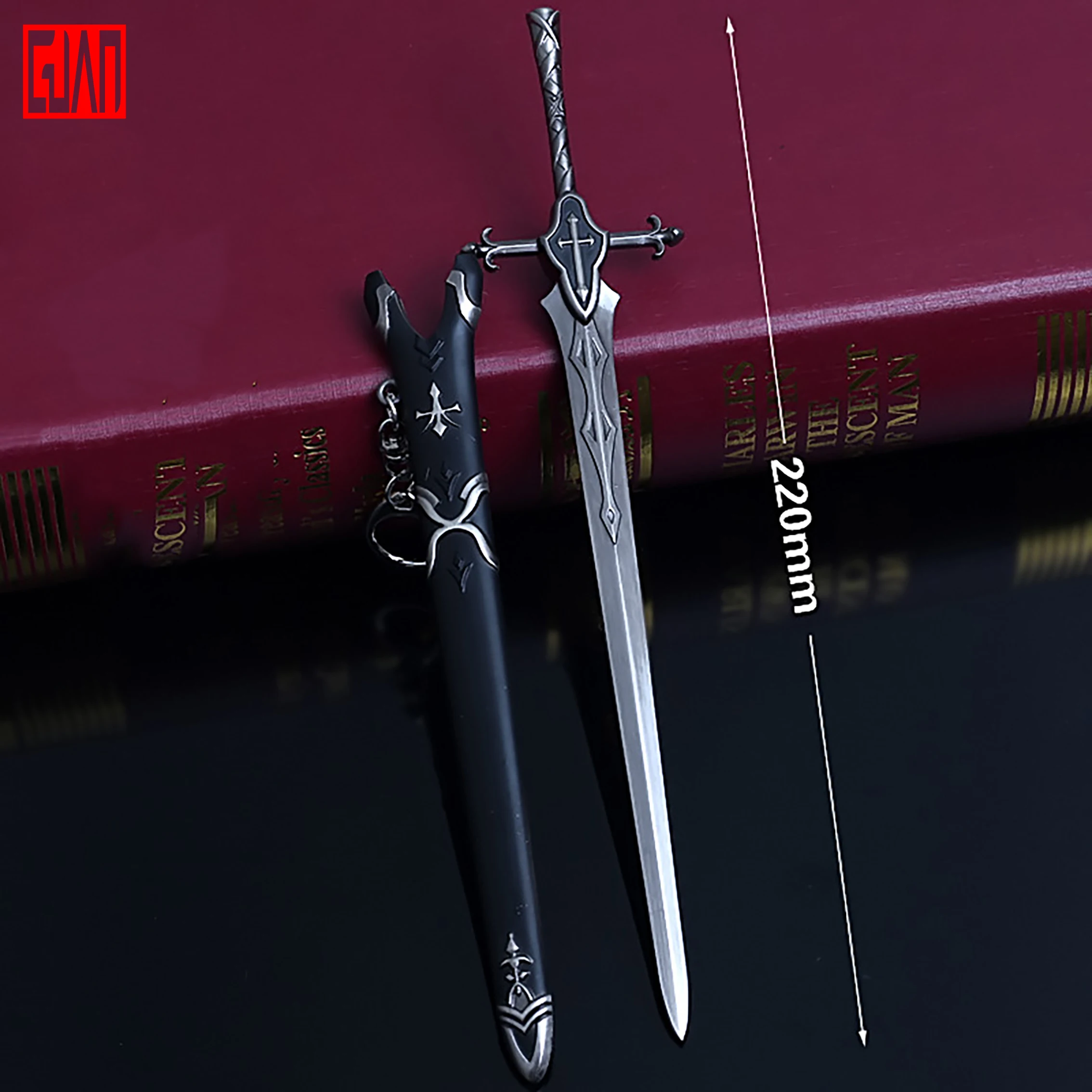 Модель из сплава Fate Night ziegфельд Миниатюрная игрушка литого металлического в виде
