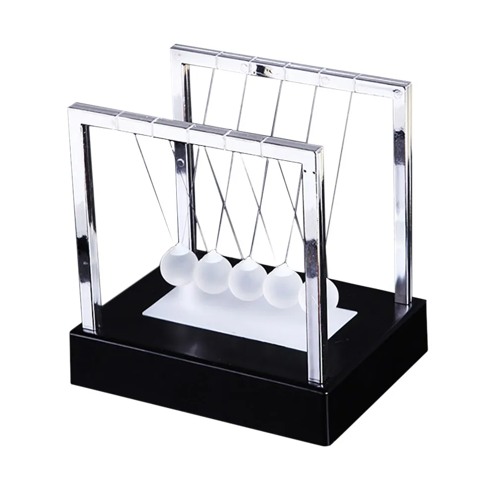  Early Fun Development Educational Desk Toy Gift Newtons LED Cradle Steel Balance Ball Physics Scien