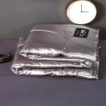 

33 Summer Silk Quilted Quilt Blanket Air Condition Comforters Bed Cover Queen King Super King Bedspread for Kids Adult