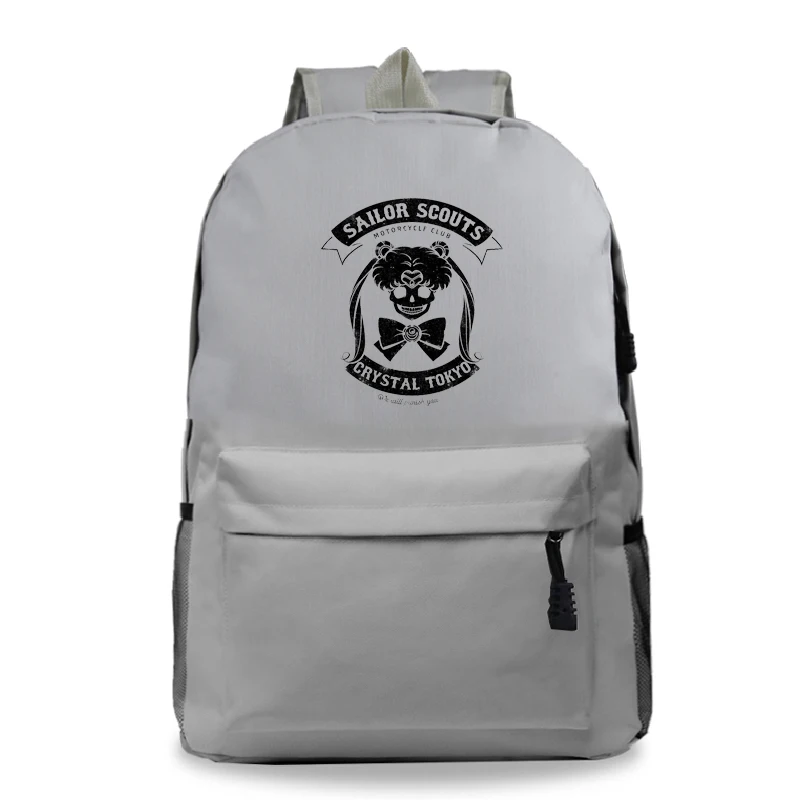 Сейлор Мун рюкзак школьный книги сумки Mochila Дорожная сумка для ноутбука кольцо с изображением ленты круг мальчик девочки розовый черный рюкзак