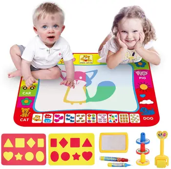

26pcs/set 80x60CM Water Doodle Magic Mat Educational Water Drawing Painting Doodle Board with Pen Play Mat Toys for Children
