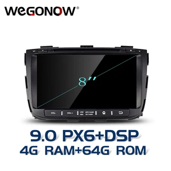 

PX6 DSP IPS Android 9.0 For kia SORENTO 2013 2014 Octa Core 4GB RAM 64GB Bluetooth5.0 Wifi 4G GPS Map Car DVD Player RDS Radio