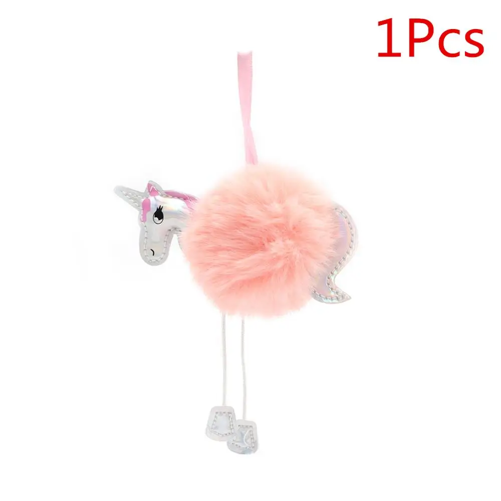 1Pcs Pink Unicorn Теплая Рождественская Снежинка, наклейки на окна, зимние наклейки на стену для детской комнаты, новогодние, рождественские украшения на окна - Цвет: 1Pcs Pink Unicorn