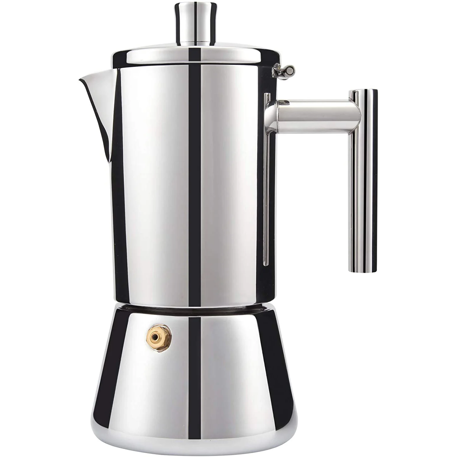 Unique Durable Coffee Kettle Stainless Steel Espresso Percolator for Home 
