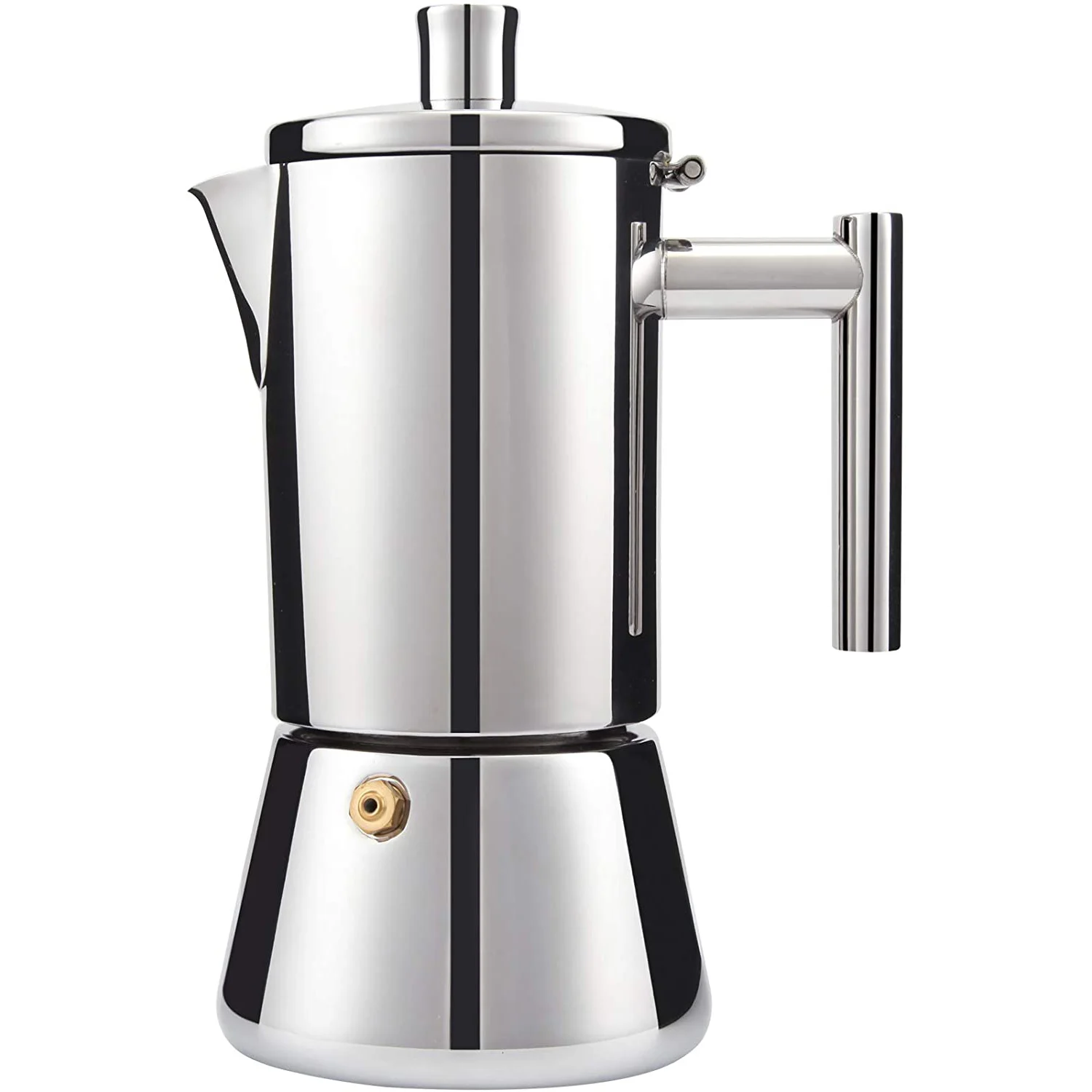 Stainless Steel Stovetop Espresso Maker Moka pot- Cuban Coffee maker  Italian Espresso maker for Induction gas or electric stoves - AliExpress