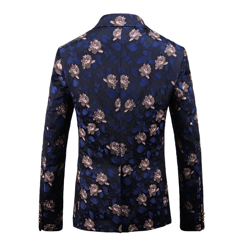 2019 Autumn And Winter New Men'S Embroidery Craft Blazer High Quality Business Casual Fashion Trend Wild Men'S Single West 2019 Autumn And Winter New Men'S Embroidery Craft Blazer High Quality Business Casual Fashion Trend Wild Men'S Single West